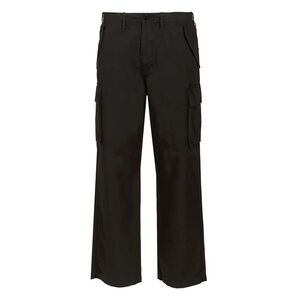 Burberry Men Cargo Trousers Crafted From Cotton Twill